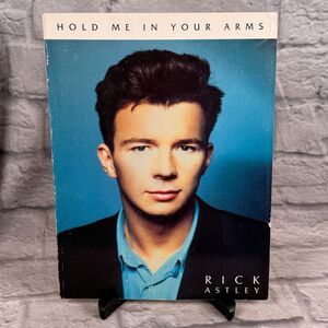 Rick Astley Hold Me In your Arms Sheet Music Book Songbook Piano Vocal Chords